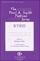 Kyrie SATB choral sheet music cover